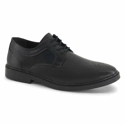 Ferrato Men's Lace-up Oxford Shoes In Black