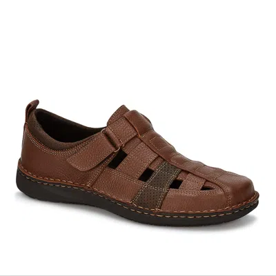Ferrato Men's Leather Sandals In Brown