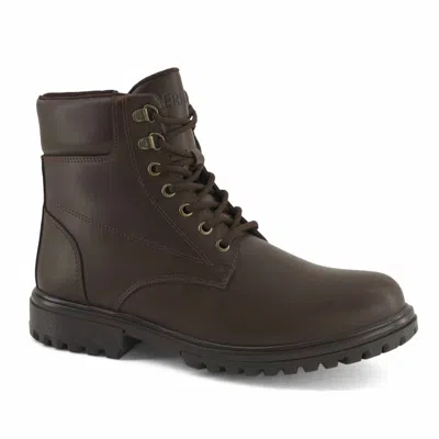 Ferrato Men's Low Boot In Dark Brown