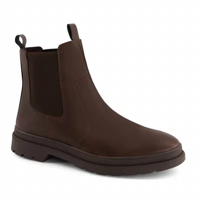 Ferrato Men's Low Chelsea Boots In Dark Brown