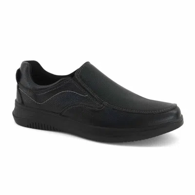 Ferrato Men's Slip-on Comfort Loafer Shoe In Black