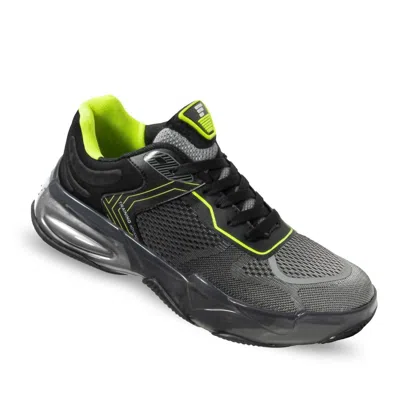 Ferrato Men's Sport Sneakers In Black In Grey
