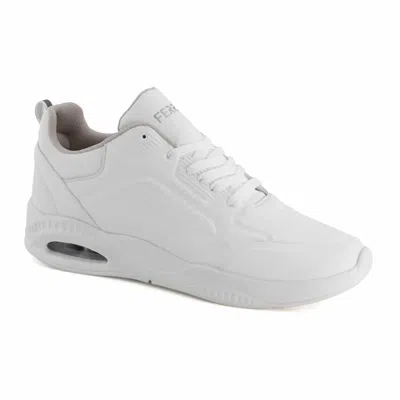 Ferrato Men's Sport Walking Sneakers In White