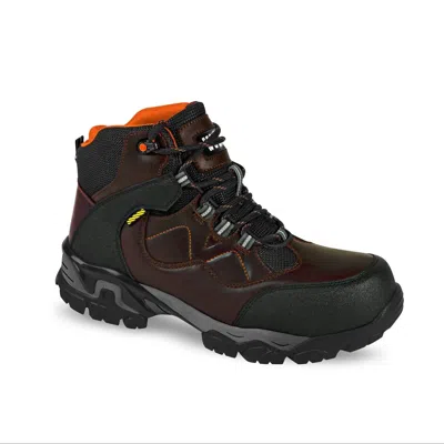 Ferrato Men's Work Boots In Dark Brown