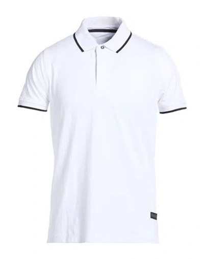 Ferre' Man Polo Shirt White Size Xl Cotton