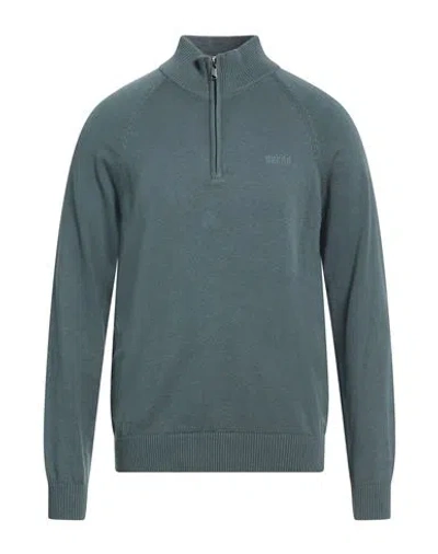 Ferre' Man Sweater Grey Size Xxl Cotton In Green