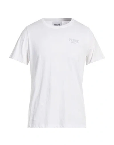 Ferre' Man T-shirt White Size Xxl Cotton