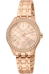 Ferre Milano Classic Quartz Rose Gold Dial Ladies Watch Fm1l116m0261