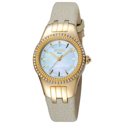 Ferre Milano Linea Trenta Women's Watch In Neutral