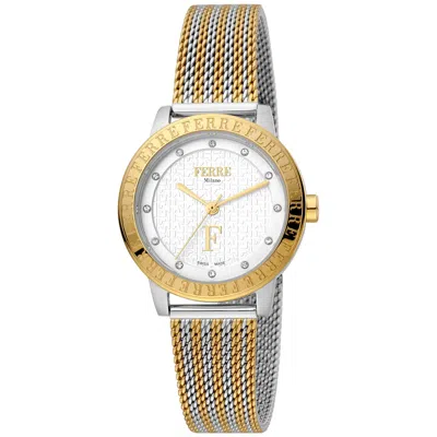 Ferre Milano Women's White Dial Watch