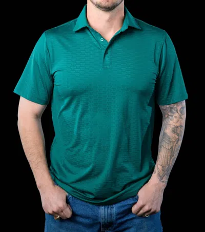 Ferrell Brand Polo Top In Laser Aventurine In Multi