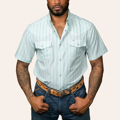Ferrell Men's The Jack Pearl Snap Western Shirt In Blue