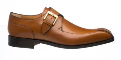 Ferrini French Calf Monk In Brown