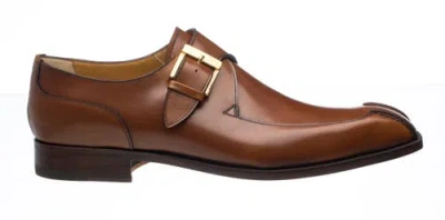 Ferrini French Calf Monk In Brown