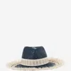 Ferruccio Vecchi Dark Blue Classic Studded Hat In Dark Blue