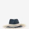 Ferruccio Vecchi Straw And Viscose Blend Hat With Embroidery