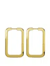 Fersera Erato Rectangular Earrings In Gold