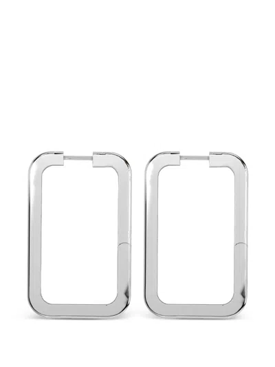 Fersera Eckige Erato Ohrringe In Silver