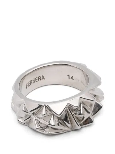 Fersera The Sculptor's Facet 戒指 In Silver
