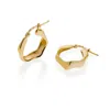 Fersera Women's Gold Roots Hoop Earrings