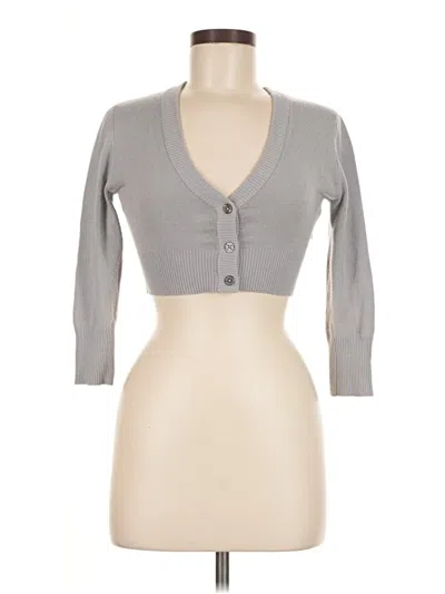 Pre-owned Fervour Cardigan Sweater In Gray