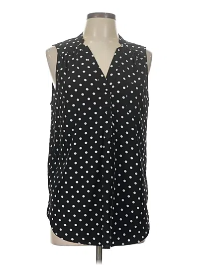 Pre-owned Fervour Sleeveless Blouse In Black