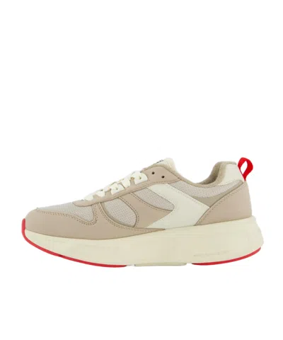 Fessura Laced Sneakers In Nude
