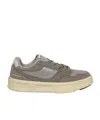 Fessura Low-cut Lace-up Sneakers In Nude