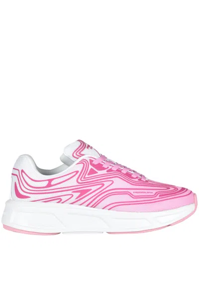 Fessura Runflex Techno Fabric Sneakers In Pink