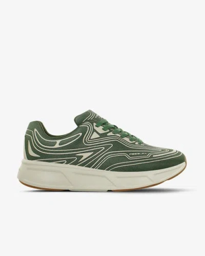 Fessura Walk 01 Sneaker In Military-milk
