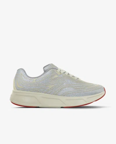 Fessura Walk 01 Sneaker In Silverilk