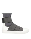 Fessura Woman Sneakers Grey Size 6 Textile Fibers In Grey