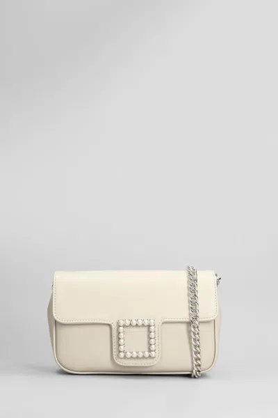 Festa Lunette Shoulder Bag In Beige