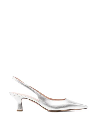 Festa Milano Arabel Slingback Leather Pumps In Gray