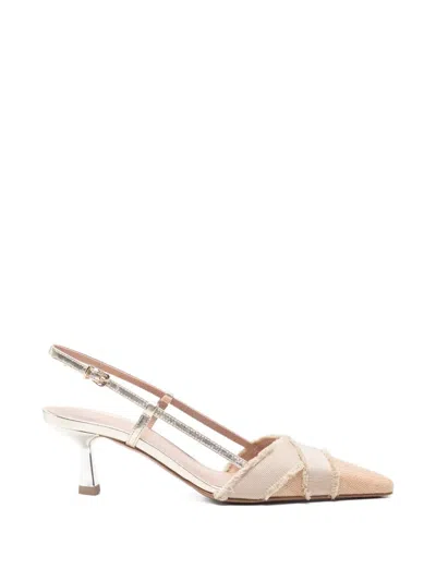 Festa Milano Falara Frayed Pumps In Neutral