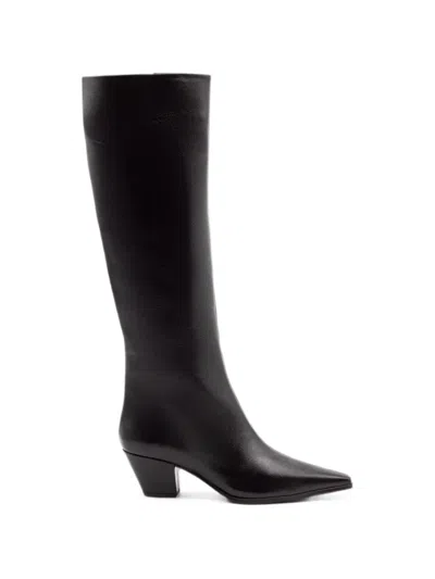 Festa Milano Fredine Leather Boots In White