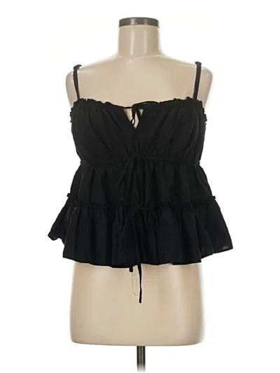 Pre-owned Festi Sleeveless Blouse In Black