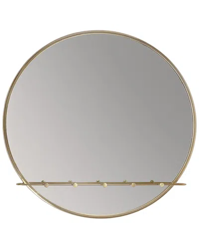 Fetco Tess Modern Hanging Mirror In Metallic