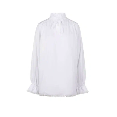 Fete Imperiale Chemise Ample Castiglione En Popeline De Coton In White