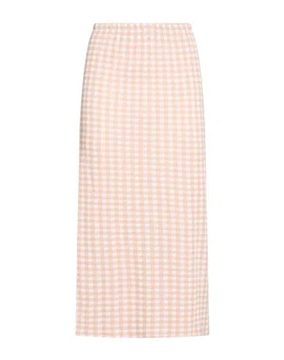Fete Imperiale Fête Impériale Woman Midi Skirt Beige Size 2 Viscose, Polyester