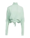 Fete Imperiale Fête Impériale Woman Top Light Green Size M/l Acetate, Silk In Green