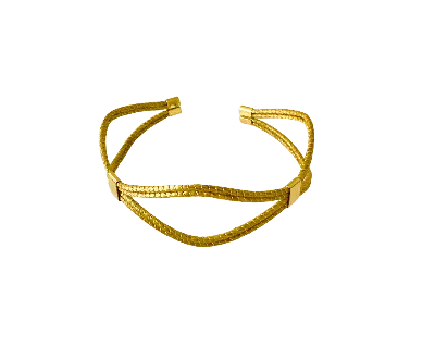 Fetutti Jewelry Women's Diam Golden Grass Diamond-shaped Bracelet