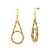 Fetutti Jewelry Women's Elle Golden Grass Dangle Drop Earrings