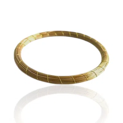 Fetutti Jewelry Women's Golden Grass Bangle