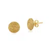 Fetutti Jewelry Women's Golden Grass Stud Earrings