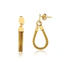 Fetutti Jewelry Women's Mae Golden Grass Teardrop Earrings