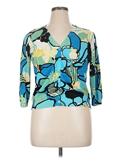 Pre-owned Fever Cardigan Sweater In Blue