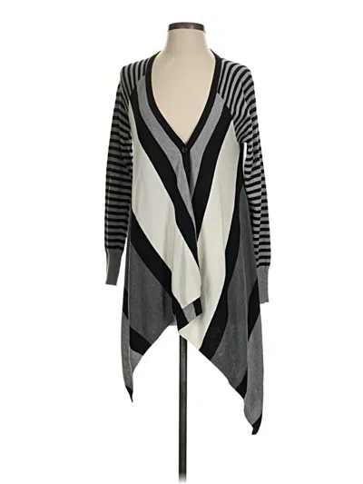 Pre-owned Fever Cardigan Sweater In Gray