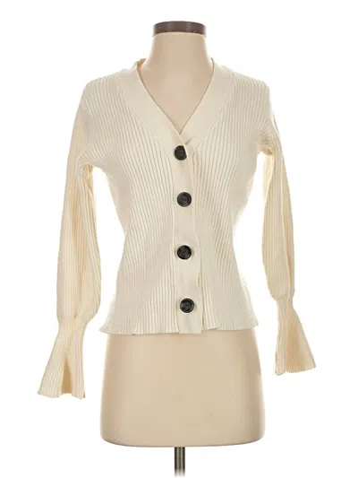 Pre-owned Fever Cardigan Sweater In Ivory
