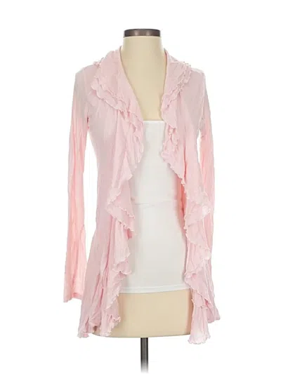 Pre-owned Fever Cardigan Sweater In Pink